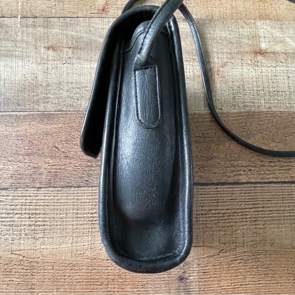 Coach Scooter Crossbody Purse Bag 9893 Black Leather VINTAGE - Picture 8 of 11